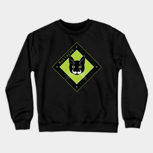 Mustache Cat Jack Crewneck Sweatshirt